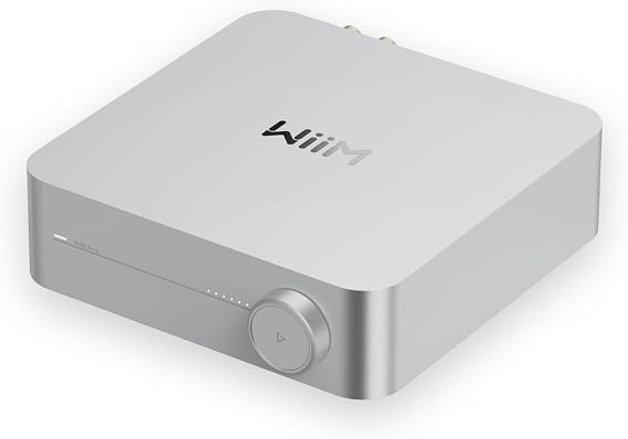 WiiM Amp Streaming Amplifier for Passive Speakers with HDMI ARC, Silver