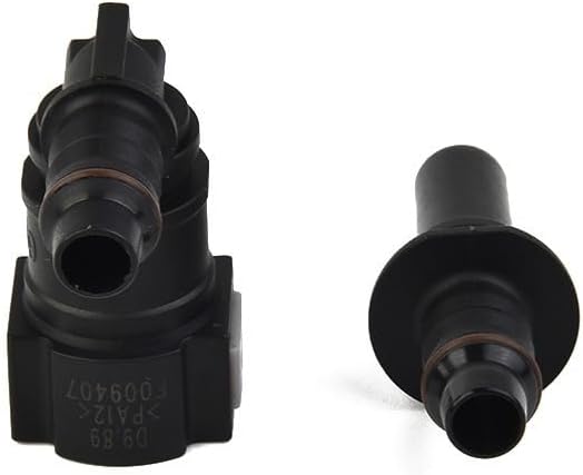 Fuel Line Quick Connector Set 9.89mm ID8 Nylon Black