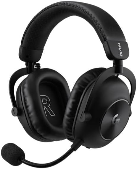 Logitech G PRO X3 Lightspeed oyun kulaklığı, siyah