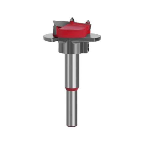 35mm Adjustable Hinge Bore Drill Bit | Dust-Proof Guide & Depth Control | for Cabinet Doors & Wood Panels