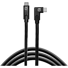 Tether Tools TetherPro USB-C - USB-C kablosu, sağ açılı fiş, siyah