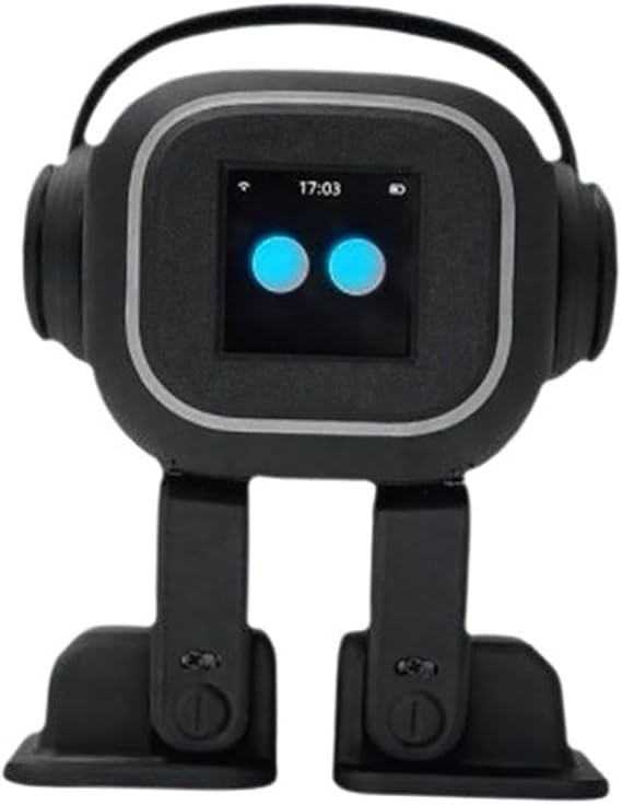 AI Chatbot Robot, Voice Controlled Interaction With Singing Dancing Features, Expressive Communication For All Ages(Black)
