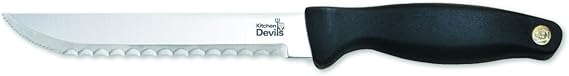 Kitchen Devils 602025 Lifestyle All-Purpose Knife , Black , 30x2.5x2.0 cm