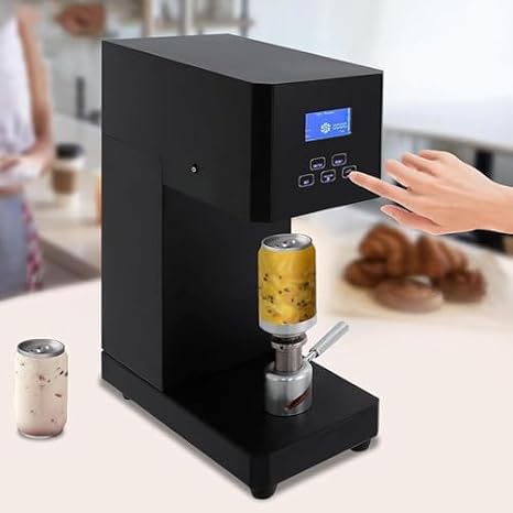 Semi Automatic Can Sealer Machine, Commercial Automatic Cup Sealing Machine, Commercial Soda Can Sealer, Glass Plastic Tin Can Cup Can Sealer with