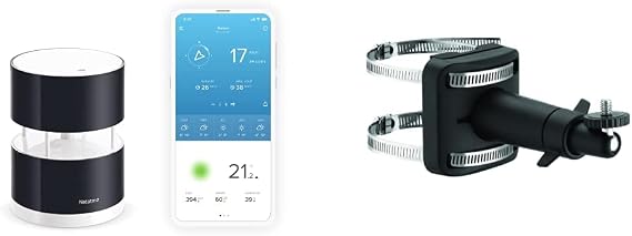 Wireless Anemometer with wind speed and direction sensor – Wind Gauge for Netatmo Weather Station & Netatmo Mount, for Netatmo Rain Gauge and Wind Gauge