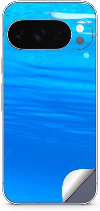 Pixel 9 Pro Fold 用 スキンシール 全面 背面 側面 傷防止 着せ替え デコ ステッカー 同柄2枚入り 海
