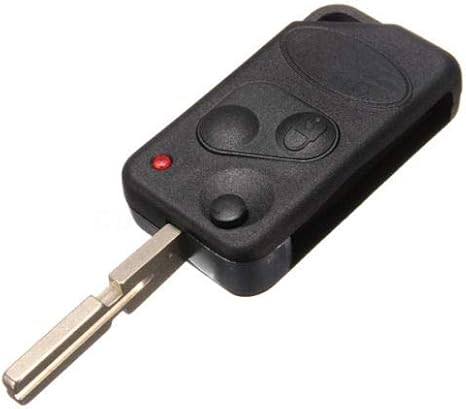 2 Button Remote Key Shell Case with Folding Blade for Land Rover Range Rover P38 remote key fob