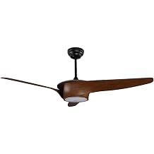 Alsanfan Nero Brown Illuminated Remote Control 132cm Ceiling Fan