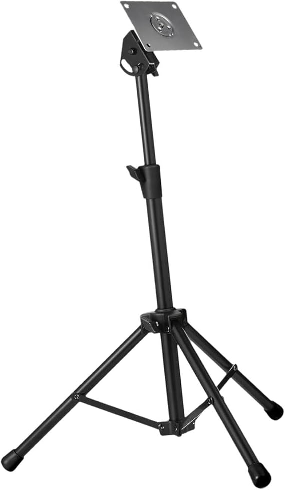 Adjustable Mounting Stand for Electronic Drum Pad with Plate, Black
