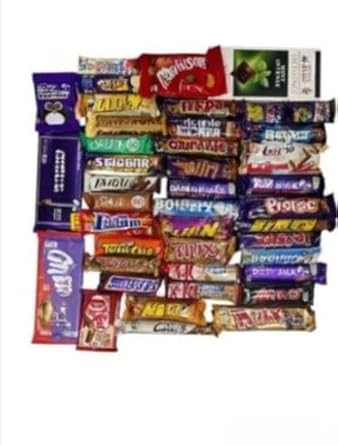 Mix Chocolate Gift Hamper 50 Different Chocolate Bars "The rich decadent taste of chocolate" For All Occasions