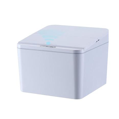 Automatic Touchless Garbage Bin, Smart Trash Can with Lid, for Kitchen Bathroom Bedroom Dorm Office Home RV Indoor (4L)