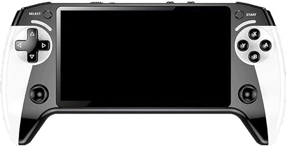 Retro Handheld Game Console X9 5.5-Inch IPS 800X480 Screen Supports 10 Game Emulators 6200 Games Built-In 8GB Expandable Memory Multifunctional Device For Classic Gaming And Entertainment White