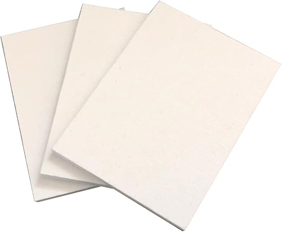 Ceramic Fiber Board - Fire Resistant - Flame Retardant, High Temperature Resistant, Insulation Board for Wood Stove Fireplace Furnace Forge Kiln Pizza Oven,Thickness: 0.5cm