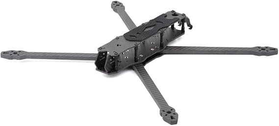 HGLRC 415mm 10インチ FPV レーシングドローンフレーム カーボンファイバー製 FPV長距離フリースタイルトレーニングクアッドコプター用 Lipoバッテリーストラップ付き