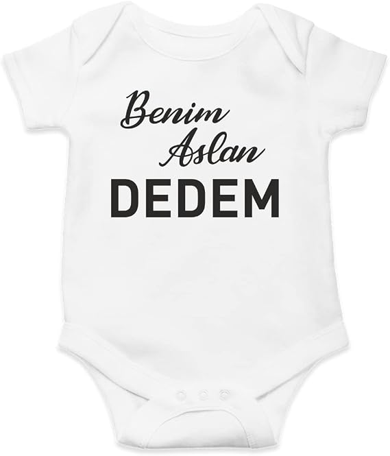 Benim Aslan Dedem Baskılı Bebek Body & Zıbın