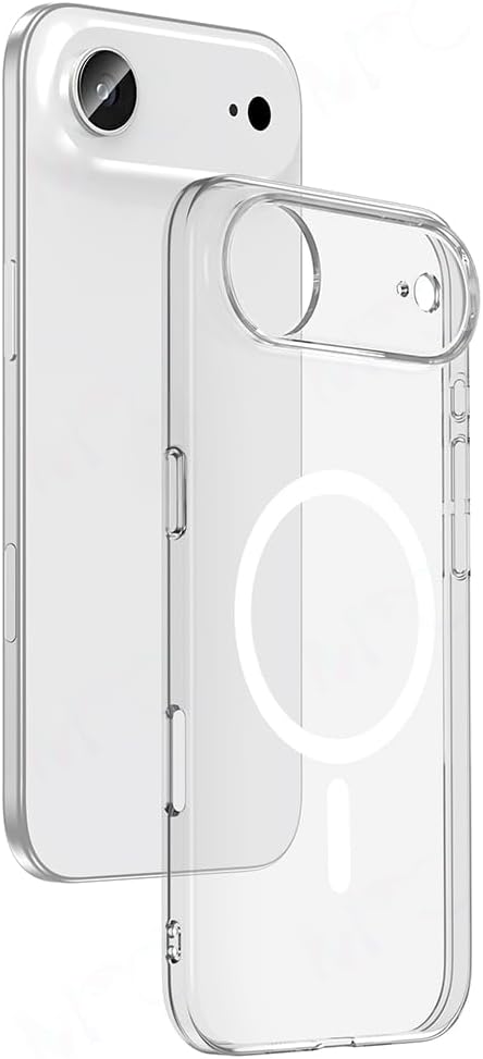 Apple iPhone 17 Air İçin Kamera Korumalı Manyetik Şarj Özellikli Şeffaf Demy Sert PC Kapak