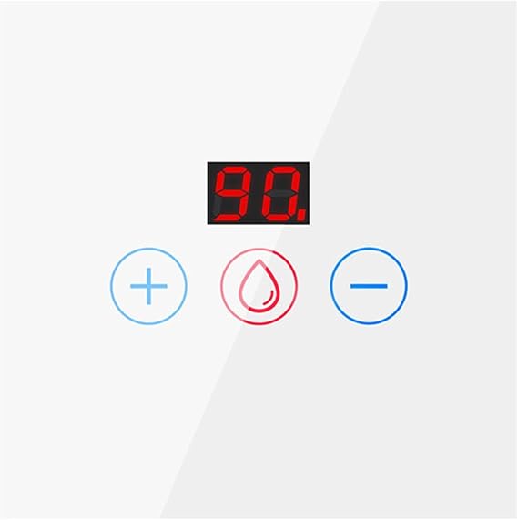 Smart-Immersion Heater Timer Switch, 20A-WIFI-Smart-Water-Heater Timer Switch, Smart Wall-Touch-Boiler-Switch-for-Smart-Life-Light-Timer-Switch(white)