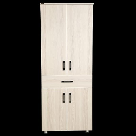 Çok Amaçlı 12686 Dolap Hard Model Parlak Carden Suntalem 4Raf 1Çekm 180cm El Yapı