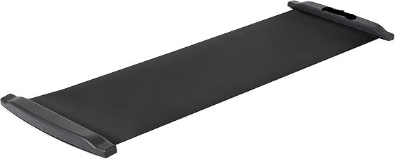 Dewan Store Slide Board Mat for Exercise 6’ with End Stops, Booties & Carrying Bag for Low-Impact Indoor Home Workouts and Sports Training