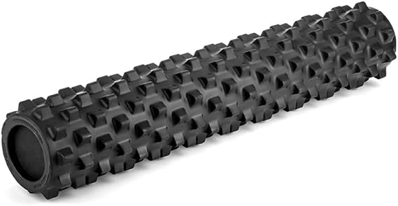 Rumble Roller / Rumble Roller Long Size / Hard Type / Black - Trigger Point & Myofascial Release / Massage & Stretch Roller
