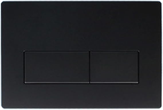 Geberit Sigma Replacement Flush Plate, Dual Flush Button for Sigma 01/20/30/50 UP300 UP320 Cisterns (Black)