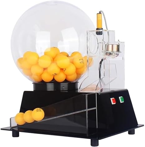 Automatic Lottery Ball Machine - Shake and Draw Lucky Balls for Group Games, Family Fun, and Party Entertainment