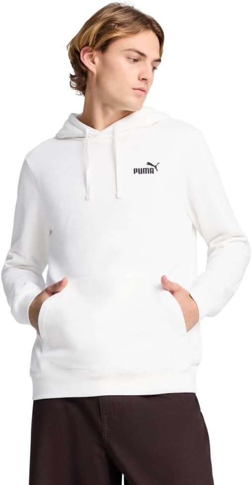 PUMA Men's Essentials Small Logo Fleece Hoodie Hooded Sweatshirt (pack of 1)