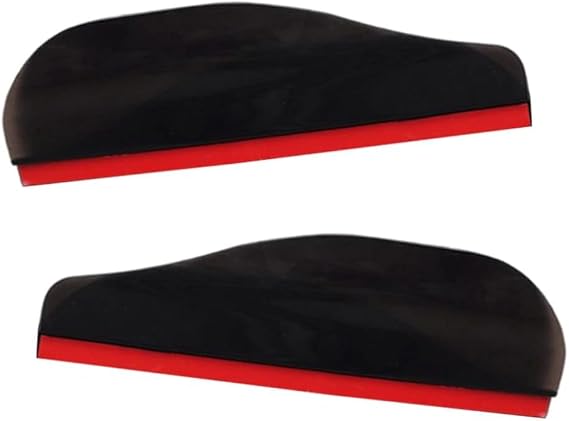 2Pcs Waterproof Car Side Mirror Rain Cover, Rear View Mirror Rain Shield Protector, Durable Wing Mirror Guard Replacement Parts for Automotive Exterior Accessories