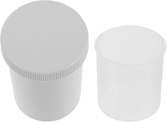 Hearing Aid Dehumidifier Box Plastic Drying Case Moisture Proof Container for Hearing Aid Care and Travel Storage, White [Energy Class A]