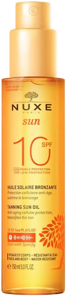 Nuxe-Sun Güneş Bronzlaştırıcı Yüz Ve Vücut Yağı Spf 10 150 Ml