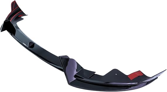 Tesla Model Y Juniper (2025+) Uyumlu Ön Tampon Lipi - 4 Farklı Renk Seçeneği (Parlak/Mat Siyah & Karbon Fiber) (Parlak Siyah)