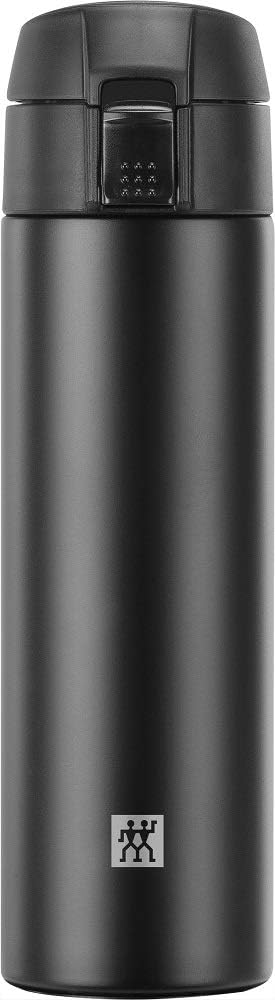 Zwilling Thermo Mat, 7 Hours Hot Keeps 12 Hours Cold, Stainless Steel, Black, 450 ml