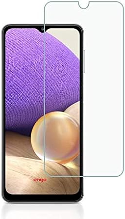 Engo Samsung Galaxy A32 İle Uyumlu Ekran Koruyucu 9h Temperli Kırılmaz Esnek Nano Cam, Çizilmeye Dayanıklı Koruma, Hd Şeffaf