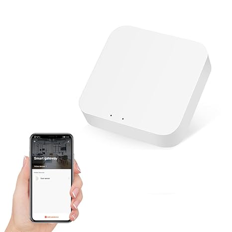 XRC TECH Tuya ZigBee Smart Gateway Hub Wireless Smart Life APP Voice Control Works With Alexa Home Assistant Smart Home Bridge.