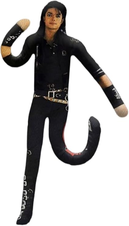 SpirWoRchlan Michael Doll Plush Mj Pillow King of Music Legend Plushies Icon Inspired the Limbs Are Movable Rock King Classic Plush Halloween Christmas Car Decorations A
