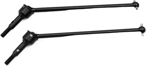 For Rlaarlo for Omni for Terminator 1/10 RC Car Upgrade Parts Accessories 2 Pieces Steel Metal Drive Shaft CVD Drive Shaft Accessories RC Accessories