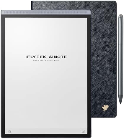 iFLYTEK AINOTE Air 2 Electronic Paper Set - 8.2" E Ink Tablet, Ultra Thin Electronic Notebook, Voice Text Conversion, ChatGPT, Multilingual Translation, Handwritten Text Conversion, Cool and Warm
