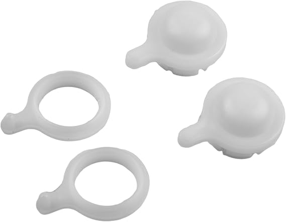 2X Windshield Wiper Linkage For Bush for Land For Cruiser 60 Series FJ60 FJ62 HJ60 HJ61, White Plastic Replacement Parts 23x31.8mm, Smooth Operation for Rain Snow,