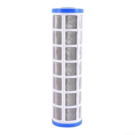 Stainless Steel Mesh Filter Cartridge 10 Inch, Reusable Water Purifier Pre-Filter Element for Industrial Food Processing Water Treatment Systems