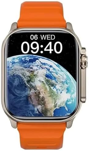 DT Ultra 3 Smart Watch Cellular Card Eurasian Version 2GB+16GB AMOLED Wifi Camera 5G Network Men Photo Album Dual System 2025 (Orange)