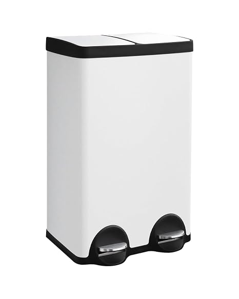 Kitchen Bin, 2 x 30L Double Bin, Kitchen Bin Recycling and Waste