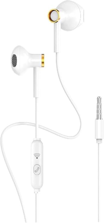 ASUS Zenfone 7/7 Pro/8 Uyumlu Jack Girişli Kulak İçi Kulaklık, Beyaz L313SBKBKL33