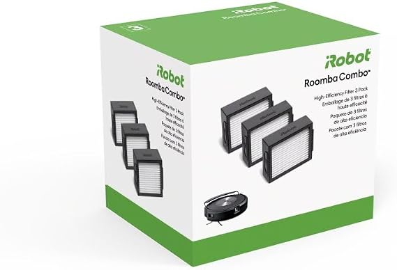 iRobot Roomba Authentic Replacement Parts - High-Efficiency Filter, 3-Pack Compatible with Roomba Combo j Series only