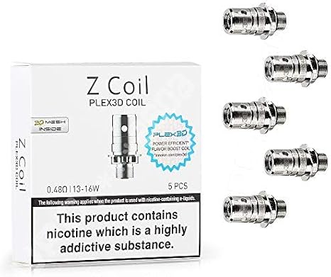 Innokin Zenith Z Plex3D Coils 0.48ohm, 5 Pack