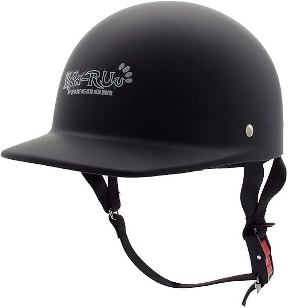 TNK Industrial Speed Pit FR-31J Half Helmet, Half Matte Black, Free Size, 22.8 - 23.2 inches 58 - 59 cm 51367