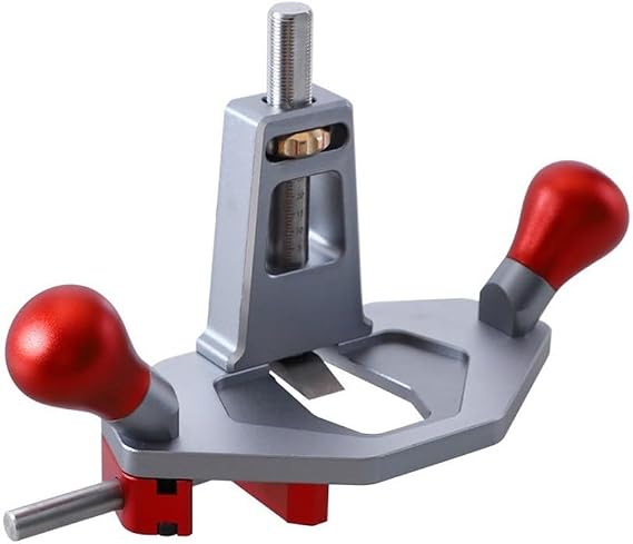Handheld Router Plane with Quick Adjust Depth Mechanism and Depth Stopper for Grooves Mortise Woodworking Tool(c)