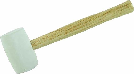 Silverline White Rubber Mallet 24 oz (680g) (868607)