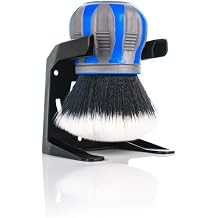 Detail Factory - Curveball XL Synthetic Brush - Ultra Soft Bristles,  with Storage Rack, Covers Large Area Inside or Outside Vehicles - Avalanche