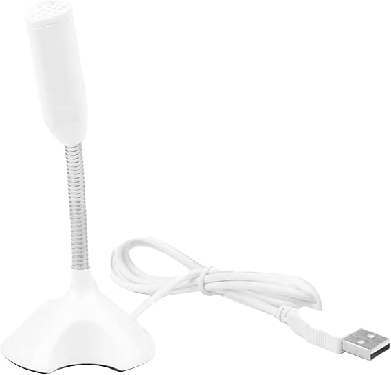 USB Microphone for Computer - Plug and Play Desktop Condenser Microphone, Desktop Streaming, Professional Condenser, PC Wrap Recording | PC Wrap for Recording, Gaming Home Studio Plug and Play USB