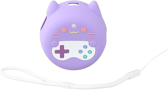Soft Silicone Case for Punirunes Virtual Pet Designed silicone protective cover virtual pet accessories for Robust Protection and Easy Carrying (Purple)